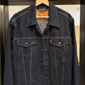 Levi's Dark Denim Jacket Men M